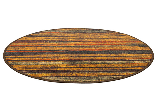 Antypoślizgowy Okrągły Dywan Fusion 14 Wielobarwny Paski
