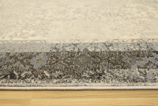 Wełniany Dywilan Moon Lumena Silver Szary Niebieski