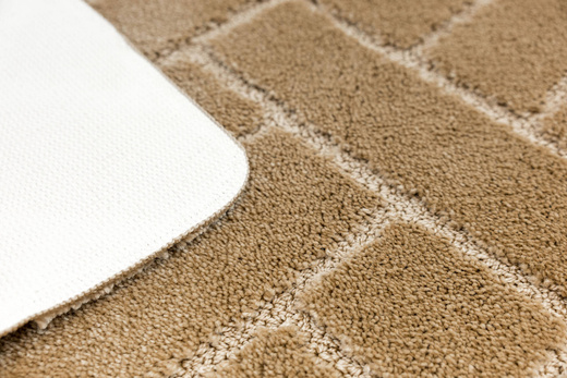 Dywanik Łazienkowy Antypoślizgowy Lotus Beige Beż Cegiełka