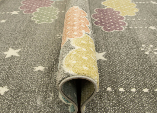 Dywan Lima B069A l.grey/cream Chmurki Gwiazdki