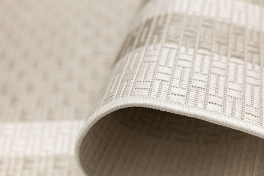 Dywan Sznurkowy Haga 04003A vizon/cream Krem Beż Ramka Outdoor