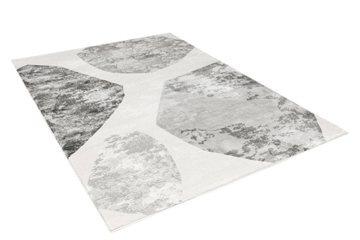 Dywan Verano H374A m.grey/grey Krem Szary Złoty Abstrakcja Kamyki