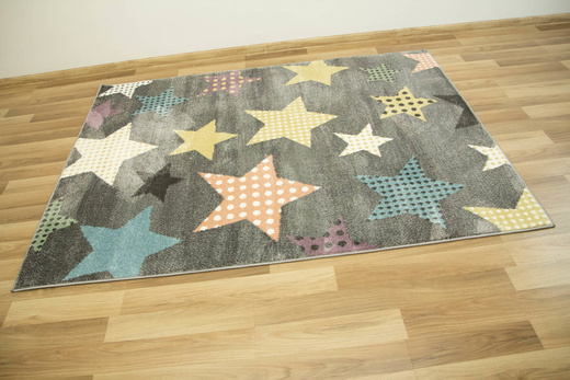 Dywan Lima C264A l.grey/d.grey Gwiazdki