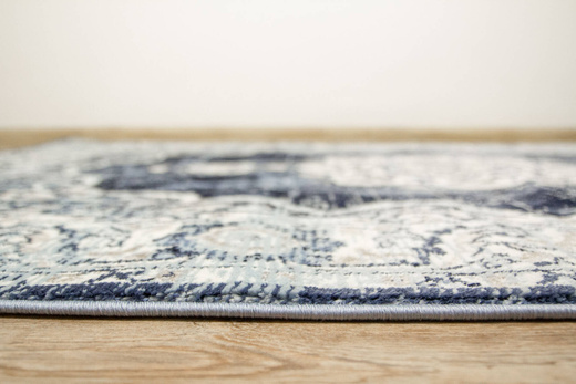 Dywan Victoria 7094A l.blue/cream Ornament Niebieski Krem