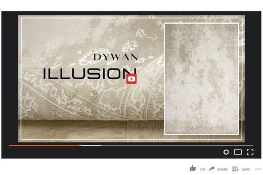 Dywan Illusion H019A cream HB/vizon Beż Krem Ornament