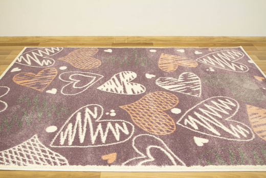 Dywan Dziecięcy Lima 9392A lila/rose