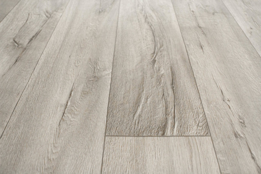 Wykładzina PCV Bartesa Cracked Oak 990M Szary Krem Beż szerokość 2 m