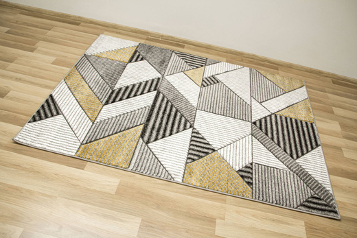 Dywan Amelia A632A grey/d.yellow Szary Żółty Linie Paski Kreski