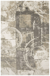 Dywan Adana J0218 Gray Szary Beż Koła