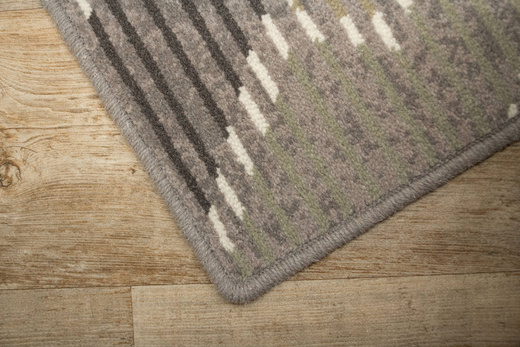 Dywan Wełniany Ballata Elian Shale Szary Zielony Geometria