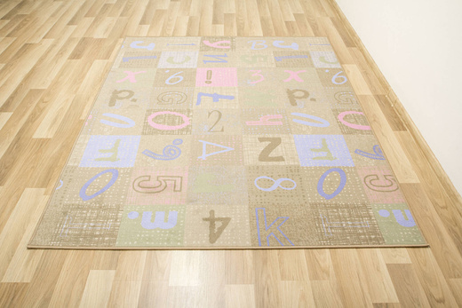 Dywan Blackboard 04 z Cfl-s1 Beż Róż