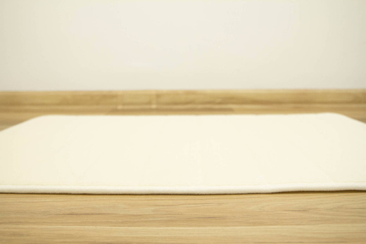 Dywanik Łazienkowy Coral Velvet Cream Krem Paski