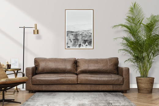 Dywan Nantes NT041A Vizon/Brown Szarobeżowy Beton