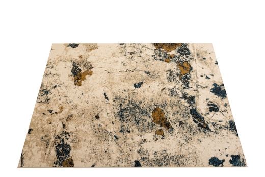Wełniany Dywan Isfahan Clario Krem Marmur Terrazzo Beż