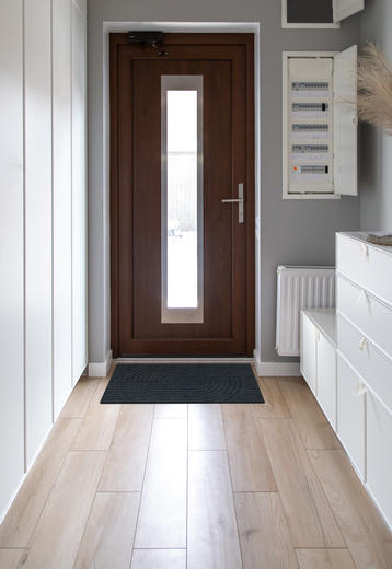 Wycieraczka Antypoślizgowa Tłoczona T-008 Grafit Geometria