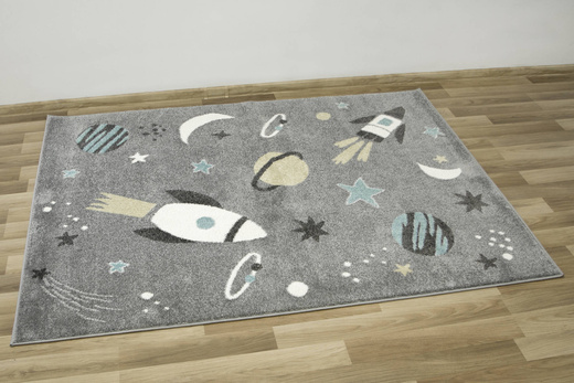 Dywan Lima C276A l.grey/cream Rakiety Kosmos Szary