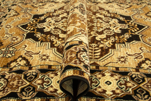 Dywan GOLD 279/12 Ornament Brąz Beż