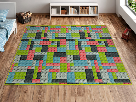 Dywan Klocki pastele
