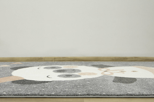 Dywan Dziecięcy Lima C883A l.grey/cream Różowy Szary Baletnica Panda