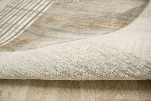 Dywan Verano H538A cream/l.beige Beż Krem Szary Okręgi