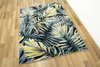 Dywan Free 11291/948 Turkus Żółty Liście Palmy