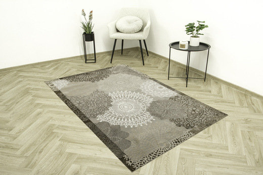 Dywan Modena 4475 grey/vizon Beż Krem Rozety