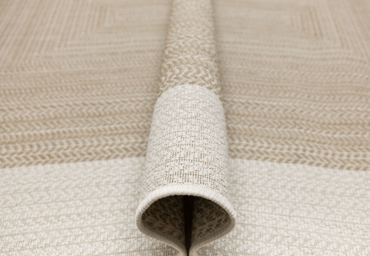 Dywan Dwustronny Sznurkowy Brussels 205830/10820 Jute Outdoor Ramki Beż Krem