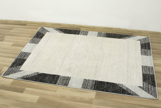 Dywan Dutch Level A171A cream/black Czarny Grafit Krem