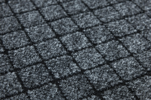 Podgumowany Chodnik Wycieraczka Lider 1402 URB Szary Romby szerokość 100 cm