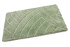 Dywanik Łazienkowy Antypoślizgowy Sash Sage Zielony Pasy