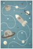 Dywan Kids 534547/95822 sky/blue Jasny Niebieski Kosmos