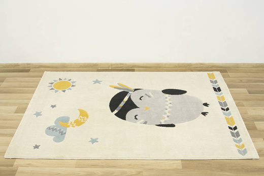 Dywan Dziecięcy Eldo 18401/62 Pingwinek Indianin Krem