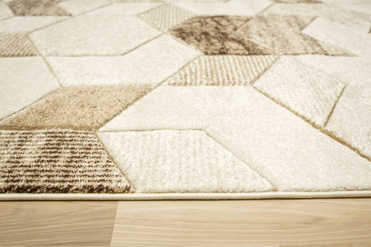 Dywan Amelia B101B cream/beige Beżowy Brązowy Geometria