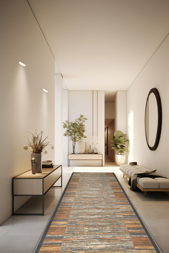 Chodnik Antypoślizgowy Adagio 14 Multi Paski szerokość 67 cm