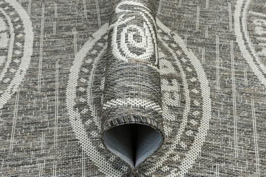 Antypoślizgowy Dywan FLEX 1907/P91 Brąz Szary Coffee