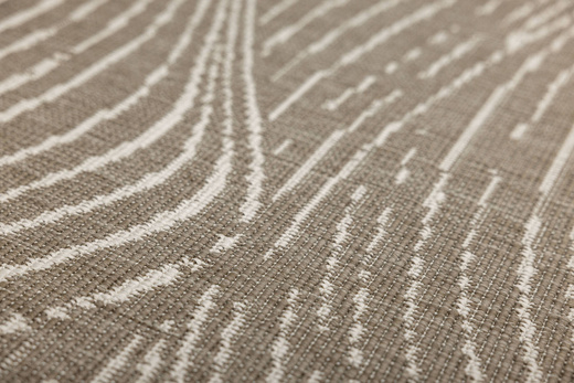 Dywan Dwustronny Sznurkowy Brussels 205784/10620 linen Jasny Beż Krem Liście Outdoor