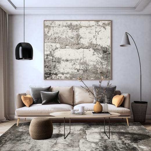 Dywan Ponte N840A l.grey/d.grey Szary Brąz Beton