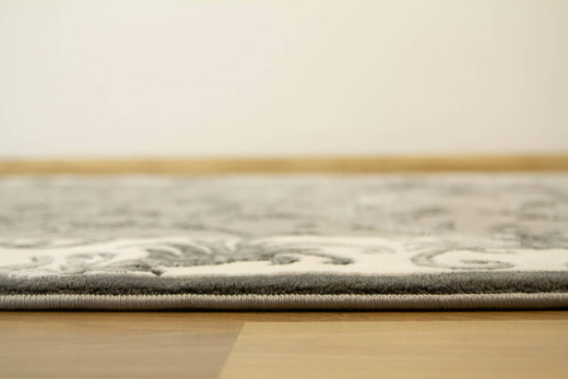 Dywan Galya K4084G grey/grey Szary Krem Srebrny Liście