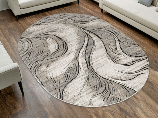 Dywan Matara P176A m.grey/sp. Owalny
