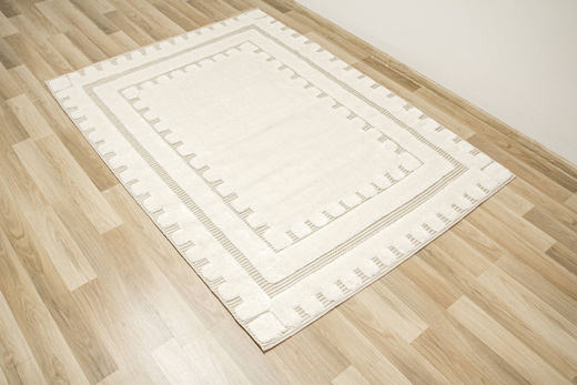 Dywan Shaggy Lula Soft IM41A Krem Beż Ramka