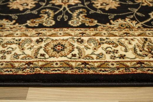 Dywan Super Rose 2338A black/cream Ornament Czarny Beż Krem