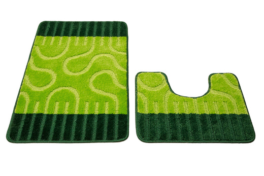 Komplet 2-częściowy Łazienkowy Ronda Green Zielony