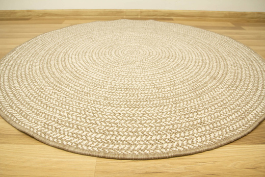 Okrągły Dwustronny Dywan Sznurkowy Brussels 205580/10610 linen Outdoor