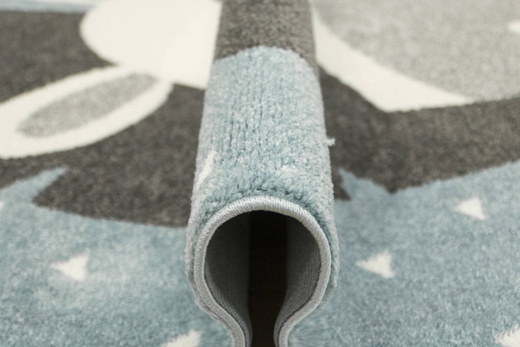 Dywan Dziecięcy Lima C885A blue/cream Zebra Turkus Krem Szary