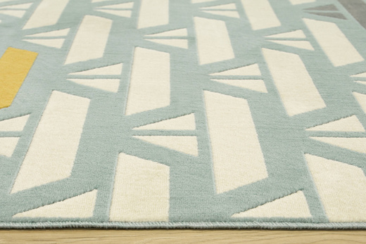 Dywan Dziecięcy Eldo 18411/32 Łódki Krem Turkus Miodowy