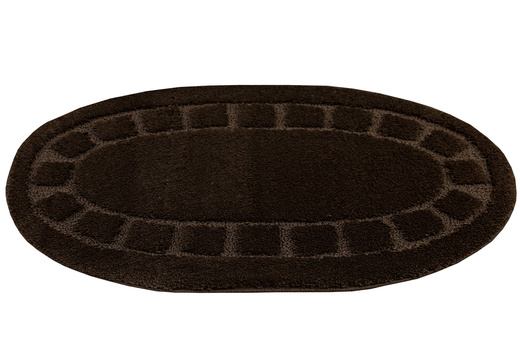 Dywanik Łazienkowy Antypoślizgowy Ocean Wenge Owalny