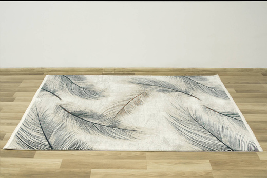 Dywan Oriental 4467 bone/oil green Butelkowa Zieleń Krem Piórka