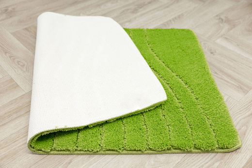 Dywanik Łazienkowy Antypoślizgowy Sara Green/Lime Jasny Zielony Fale