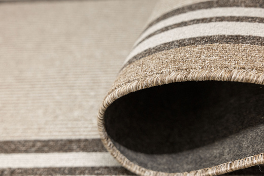 Chodnik Colorado 5412 Brąz Beż Pasy szerokość 100 cm