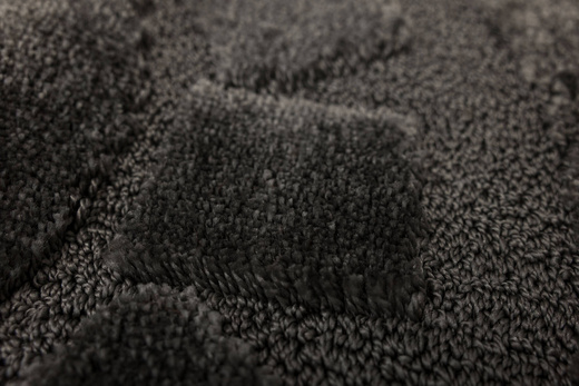 Dywanik Okrągły Łazienkowy Antypoślizgowy Ocean Ciemny Szary